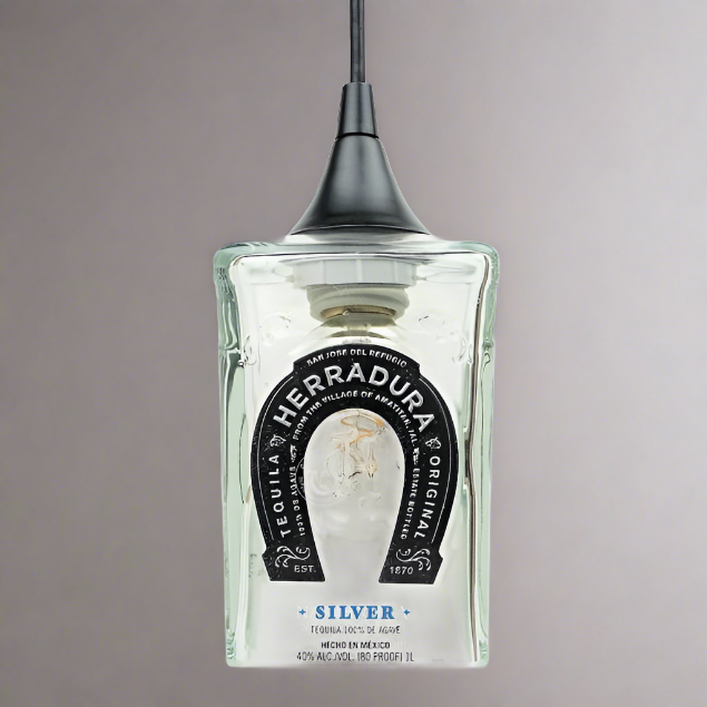 Herradura Tequila Bottle Pendant Light