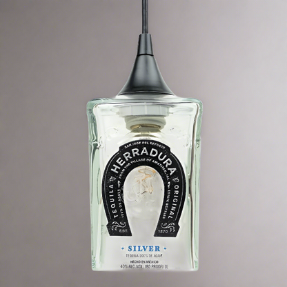 Herradura Tequila Bottle Pendant Light