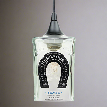 Herradura Tequila Bottle Pendant Light