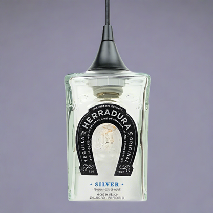 Herradura Tequila Bottle Pendant Light