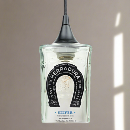 Herradura Tequila Bottle Pendant Light