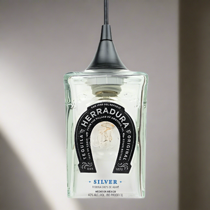 Herradura Tequila Bottle Pendant Light