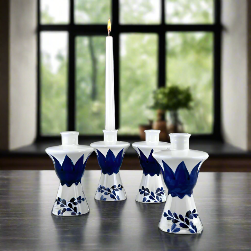 Clase Azul Tequila Bottle Candle Holder Set