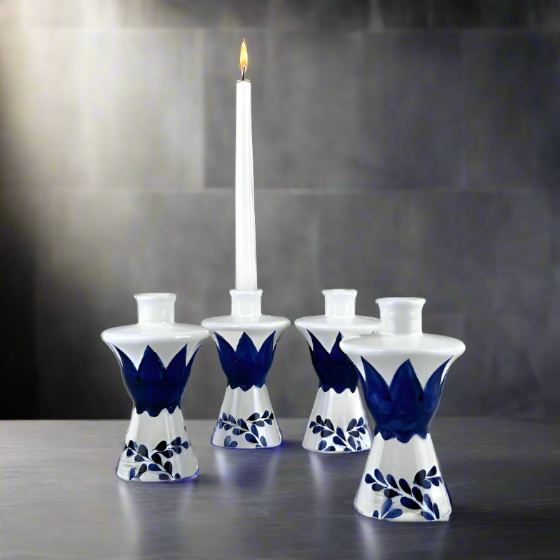 Clase Azul Tequila Bottle Candle Holder Set