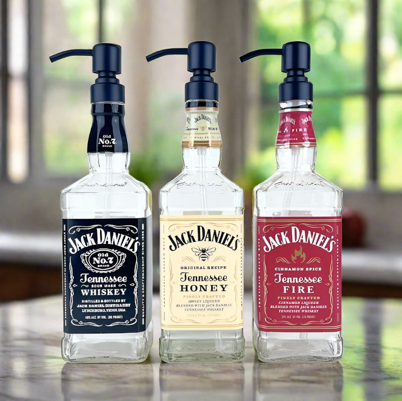Jack Daniel's Whiskey Bottle Soap Dispenser