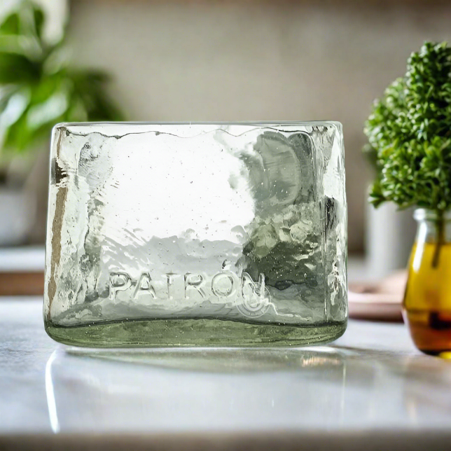 Patron Tequila Bottle Bowl