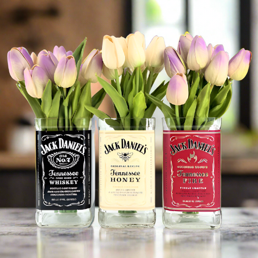 Jack Daniel's Whiskey Bottle Vase