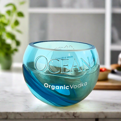 Ocean Organic Vodka Bottle Bowl