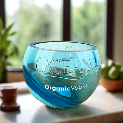 Ocean Organic Vodka Bottle Bowl