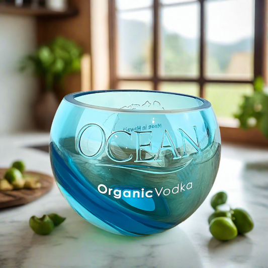 Ocean Organic Vodka Bottle Bowl