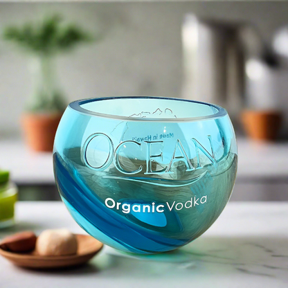 Ocean Organic Vodka Bottle Bowl