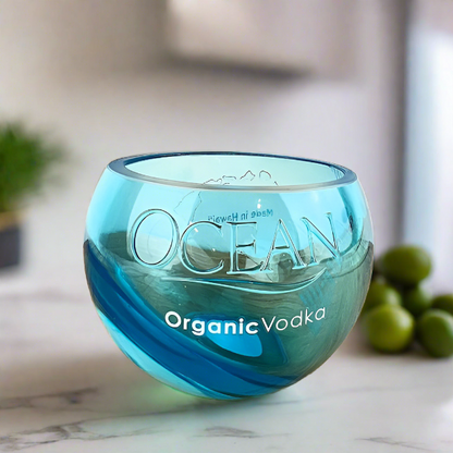 Ocean Organic Vodka Bottle Bowl