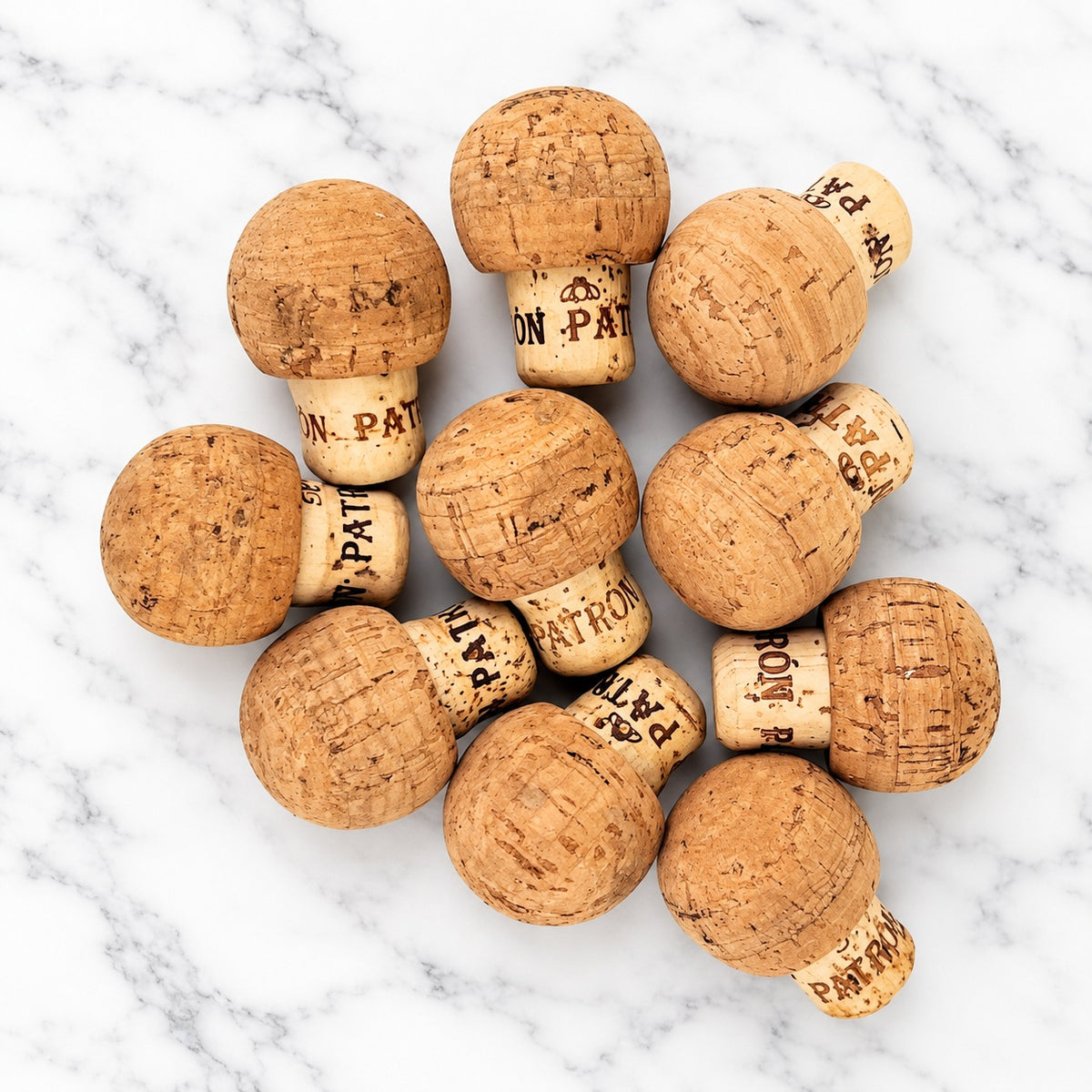 Patron Tequila 750ml Bottle Used Corks