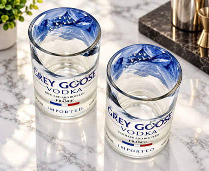 Grey Goose Vodka Bottle 18oz Glass Set