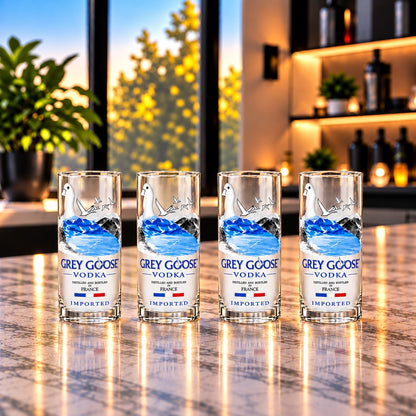 Grey Goose Vodka 50ml Bottle Shot Glass