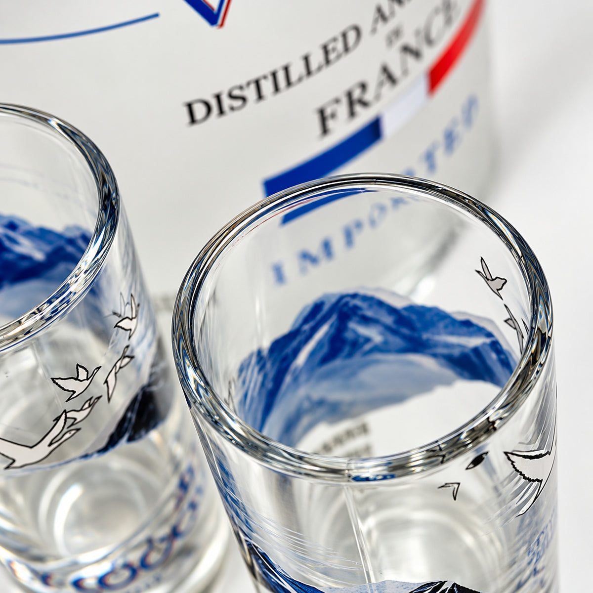 Grey Goose Vodka 50ml Bottle Shot Glass
