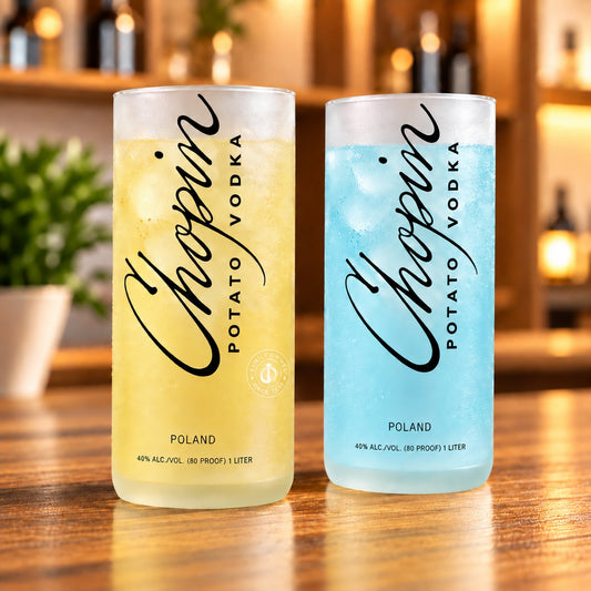 Chopin Vokda Bottle 20oz Glass Set