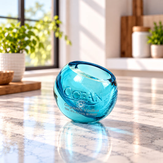 Ocean Organic Vodka Bottle Shot Glass