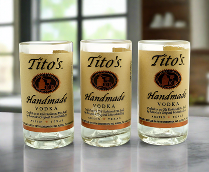 One (1) Tito's Vodka Bottle Shot Glass