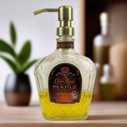 Crown Royal Whisky 375ml Bottle Soap Dispenser