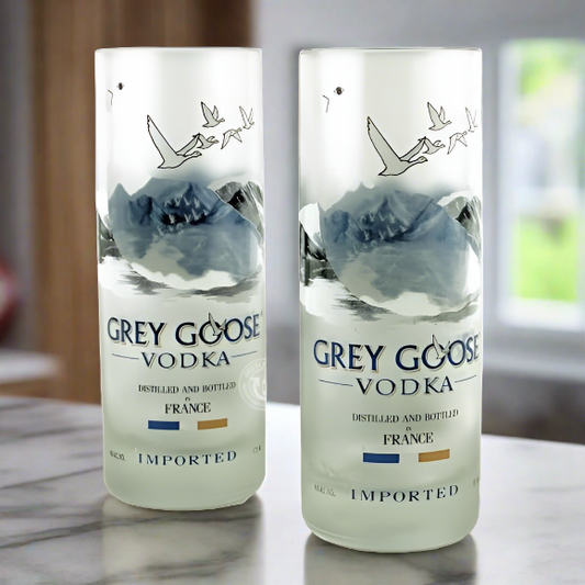 Grey Goose Vodka Bottle 10oz Glass Set