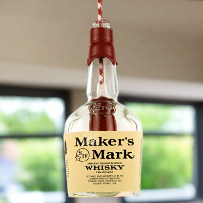 Maker's Mark Whisky Bottle Pendant Light Shade
