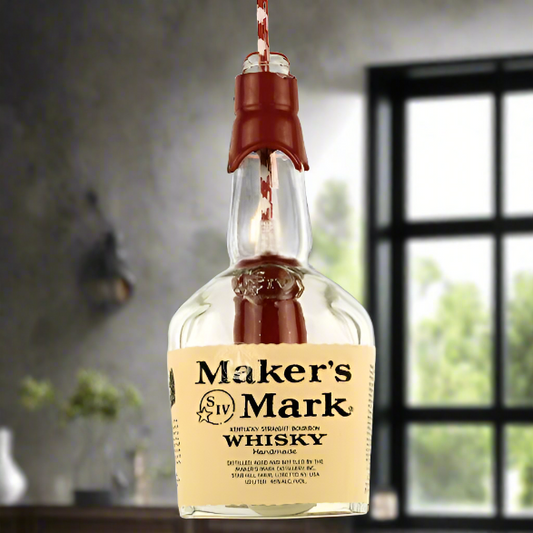 Maker's Mark Whisky Bottle Pendant Light Shade