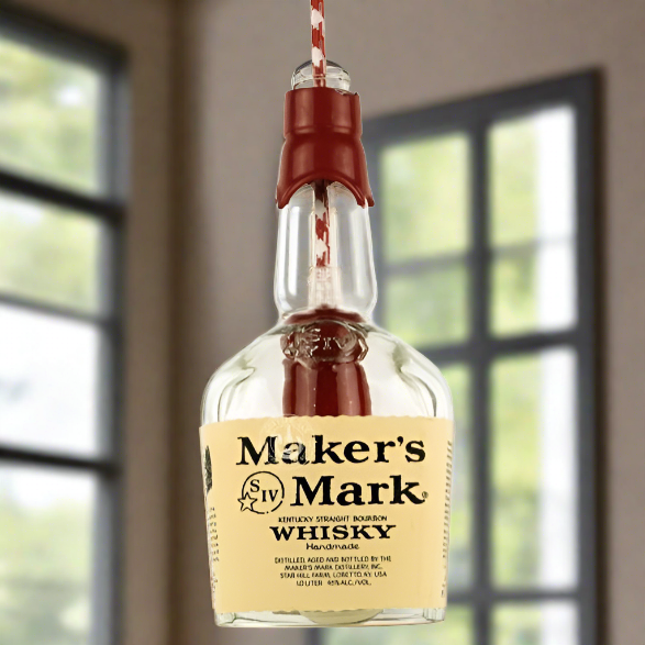 Maker's Mark Whisky Bottle Pendant Light Shade