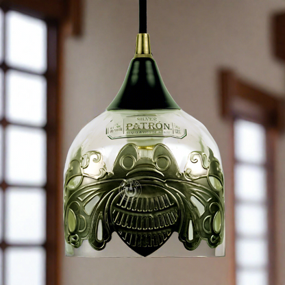 Patron Tequila 2015 Limited Edition Bottle Pendant Light