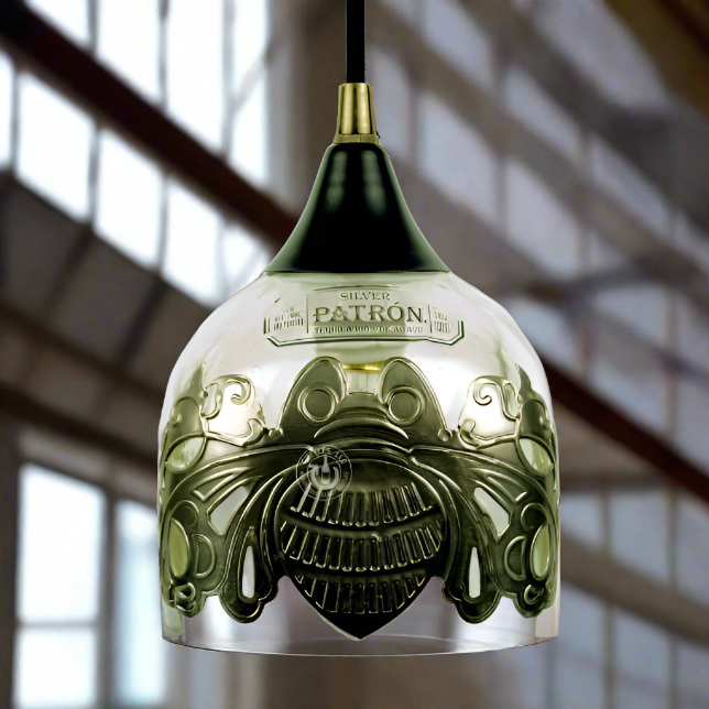 Patron Tequila 2015 Limited Edition Bottle Pendant Light