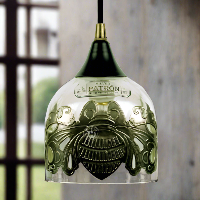 Patron Tequila 2015 Limited Edition Bottle Pendant Light