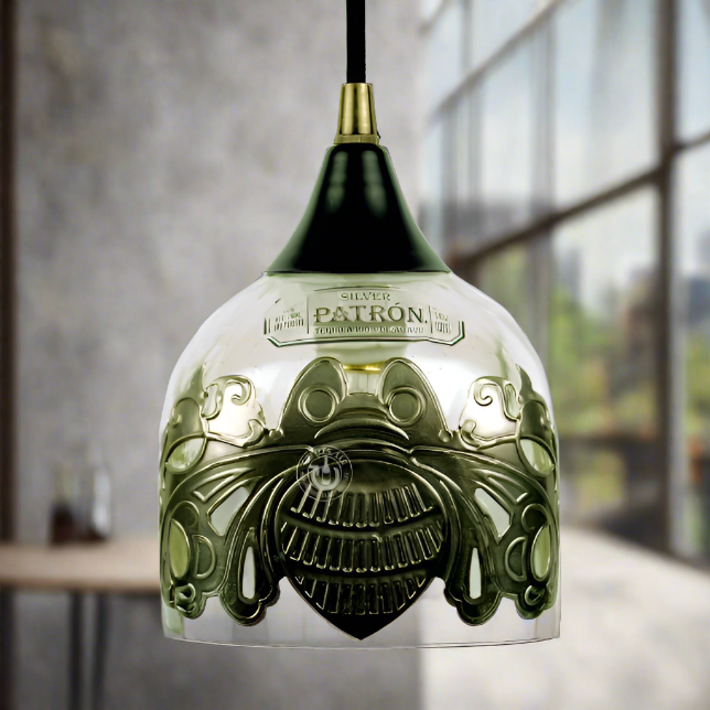 Patron Tequila 2015 Limited Edition Bottle Pendant Light