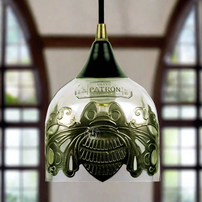 Patron Tequila 2015 Limited Edition Bottle Pendant Light