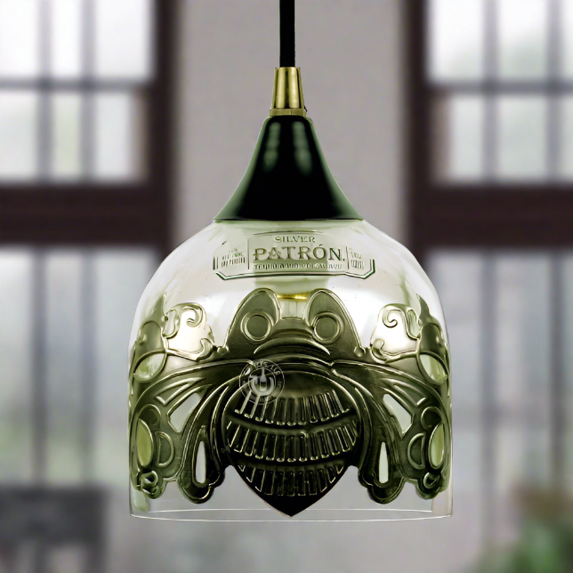 Patron Tequila 2015 Limited Edition Bottle Pendant Light