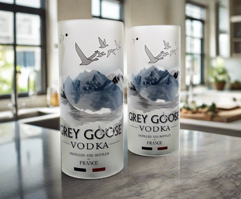 Grey Goose Vodka Bottle Candle Cover Set