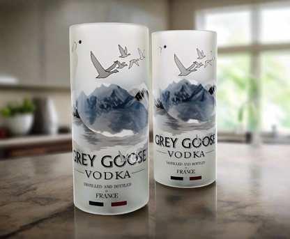 Grey Goose Vodka Bottle Candle Cover Set