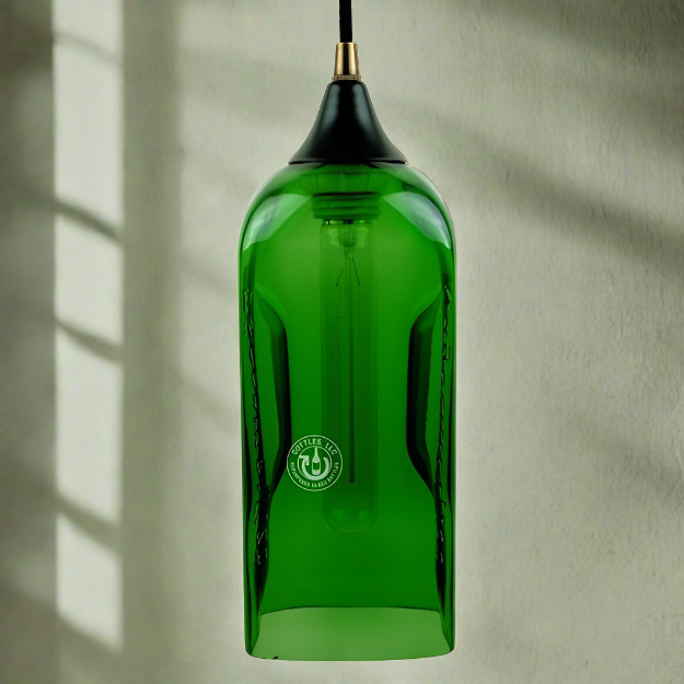 Jagermeister Liqueur Bottle Pendant Light