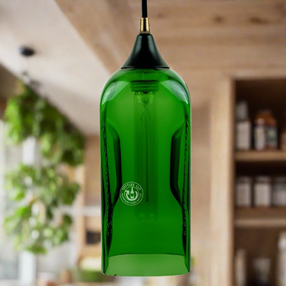 Jagermeister Liqueur Bottle Pendant Light