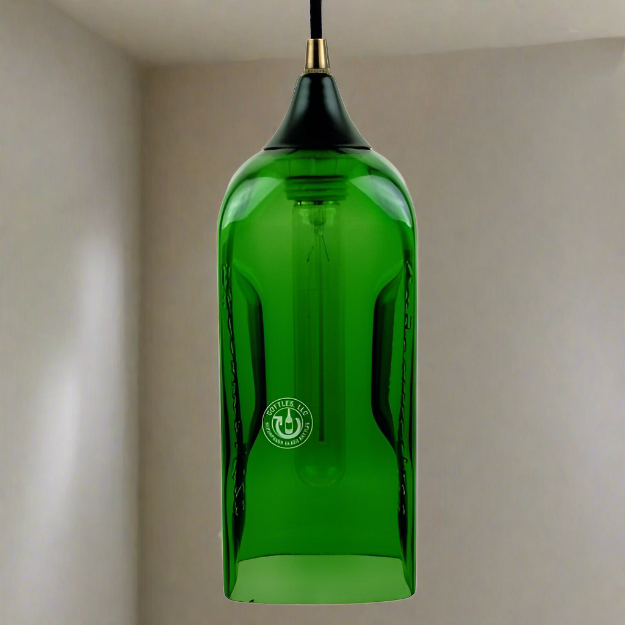 Jagermeister Liqueur Bottle Pendant Light