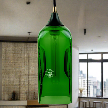 Jagermeister Liqueur Bottle Pendant Light