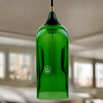 Jagermeister Liqueur Bottle Pendant Light