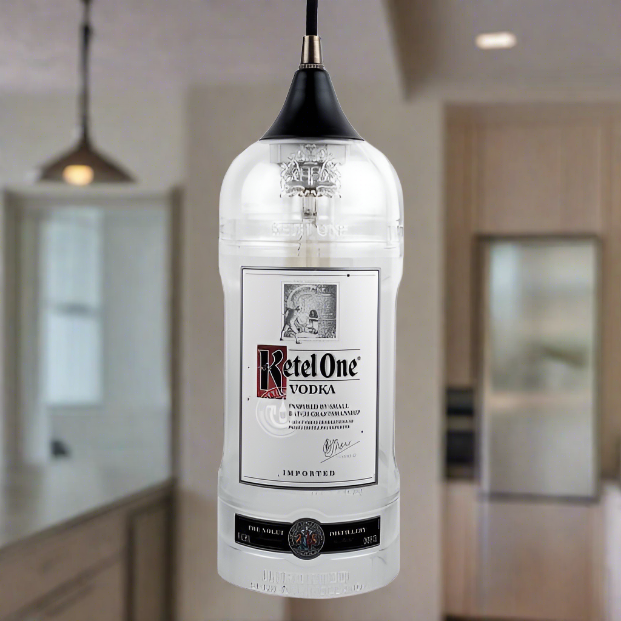 Ketel One Vodka Bottle Pendant Light