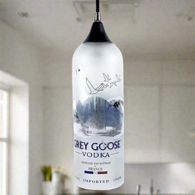 Grey Goose Vodka Bottle Pendant Light