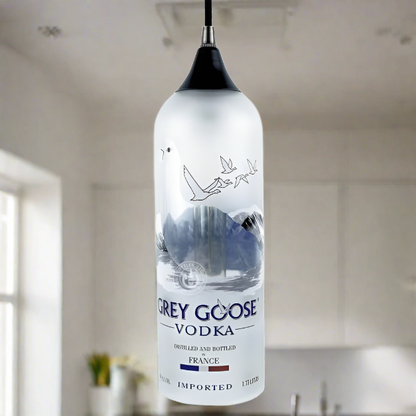 Grey Goose Vodka Bottle Pendant Light