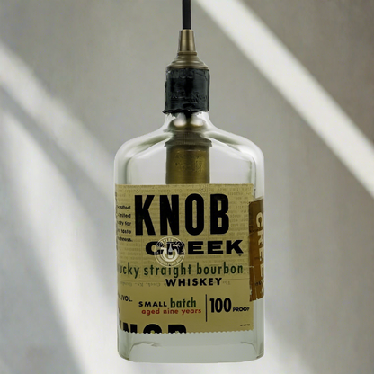 Knob Creek Whiskey Bottle Pendant Light