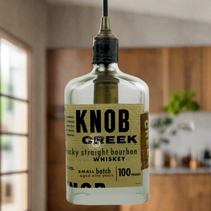 Knob Creek Whiskey Bottle Pendant Light