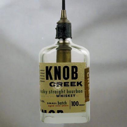 Knob Creek Whiskey Bottle Pendant Light