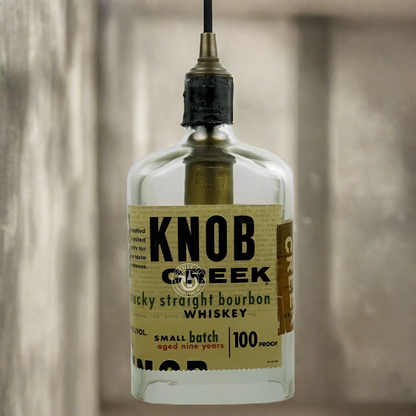 Knob Creek Whiskey Bottle Pendant Light