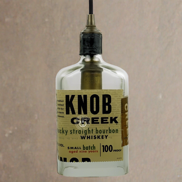 Knob Creek Whiskey Bottle Pendant Light