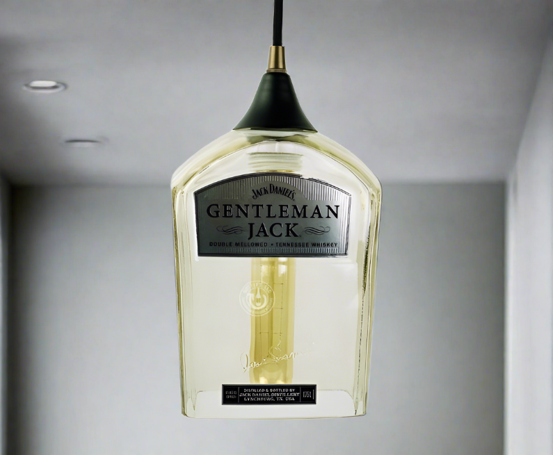 Jack Daniel's Whiskey Bottle Pendant Light - 1.75L GJ